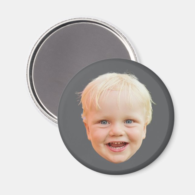 Custom Face Personalised Picture Logo Image Design Magnet (Front/Back)