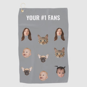 Custom Face Personalised Sarcastic Girlfriend Wife Golf Towel