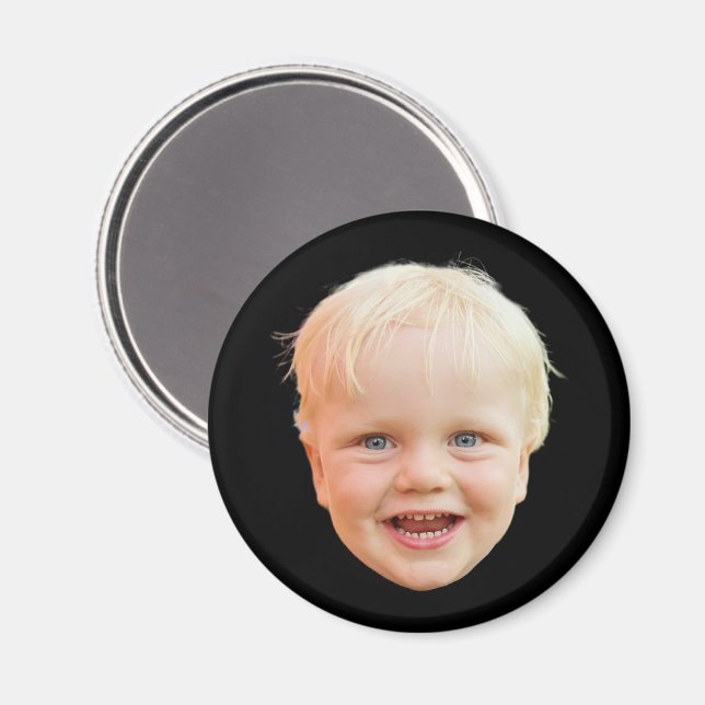 Custom Face Personalized Picture Logo Image Design Magnet (Front/Back)