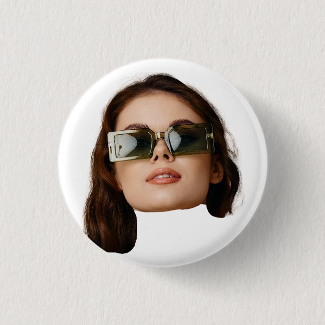 Custom Face Photo 3 Cm Round Badge (Front)
