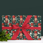 Custom Face Photo Christmas Nutcracker Gift Wrap<br><div class="desc">Personalised Custom Face Photo Christmas Nutcrackers Wrapping Paper — This simple template allows for the upload of any tightly cropped face photograph png with the background removed (many mobile phone and ai applications available to make this easy as pie) and you can be wrapping gifts with your recipient or someone...</div>