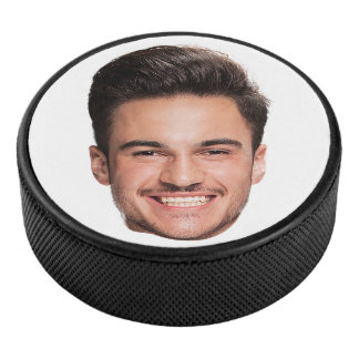 Custom Face Photo Hockey Puck
