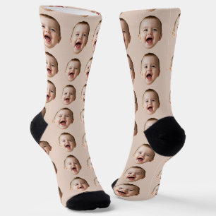 Custom Face Photo Personalised Socks