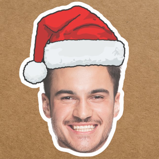 Custom Face Photo Santa Hat Christmas (Creator Uploaded)