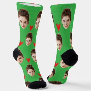Custom Face Socks For Boyfriend Personalised Socks