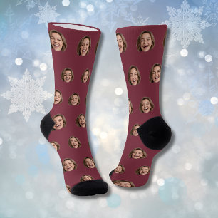 Custom Face Socks Personalised Photo