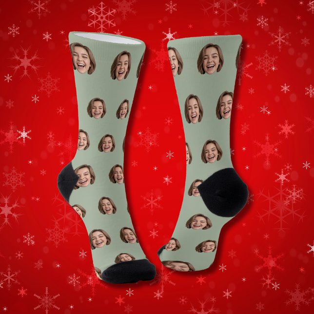 Custom Face Socks Personalised Photo (Creator Uploaded)
