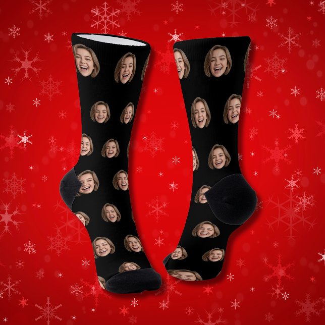 Custom Face Socks Personalised Photo (Creator Uploaded)