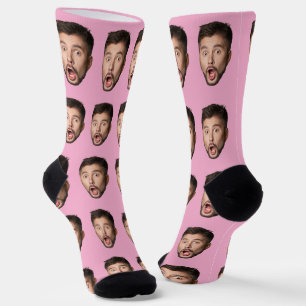 Custom Face Socks Personalized Photo Picture 
