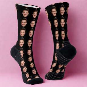  Custom Face Socks, Personalized Photo Picture Socks