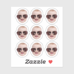 Custom Face Stickers Laptop Personalised Computer