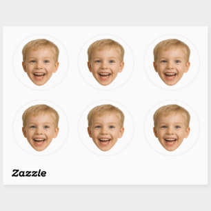 Custom Face Stickers Personalised Face Photo