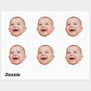 Custom Face Stickers Personalised Face Photo