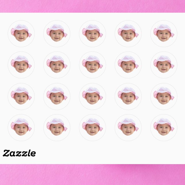 Custom Face Stickers Personalised Face Photo (Creator Uploaded)