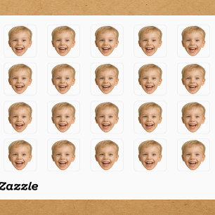 Custom Face Stickers Personalised Face Photo