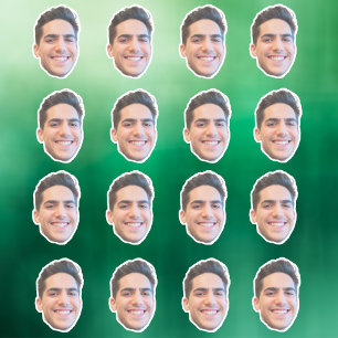 Custom Face Stickers, Personalised Face, Photo