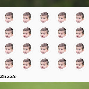 Custom Face Stickers Personalised Picture Photo