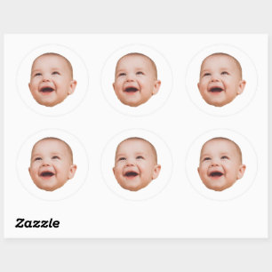 Custom Face Stickers Personalized Face Photo