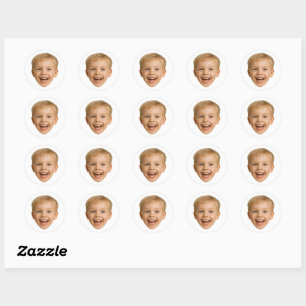 Custom Face Stickers Personalized Face Photo