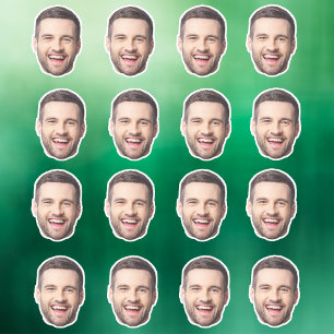 Custom Face Stickers, Personalized Face Photo