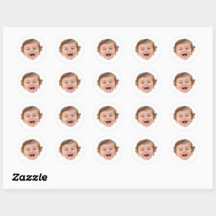 Custom Face Stickers Personalized Face Photo