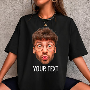 Custom Face Tee Personalised Photo & Text Tshirt