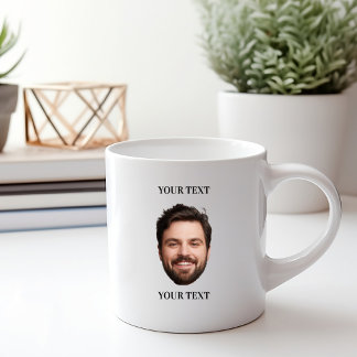 Custom Face with text Mug