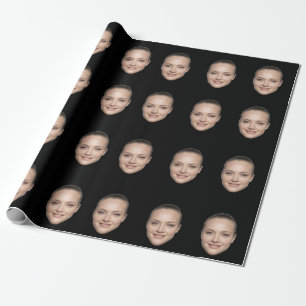 Custom Face Wrapping Paper Personalized Gift 