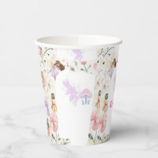 custom fairy design paper cups