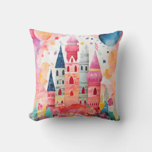 Custom Fairy Tale Castle Cushion