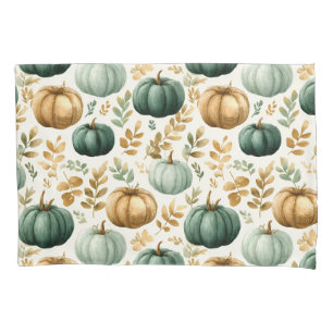 Custom Fall Pumpkin Photo Frame Pillowcase