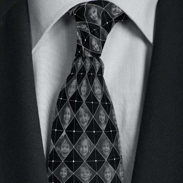 Custom Family 16-Photo Pattern Tie (Creator Uploaded)