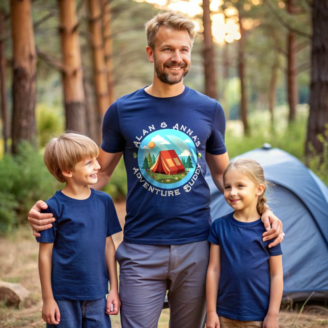 Custom Family Adventure Camp - Personalised Name T-Shirt (Creator Uploaded)
