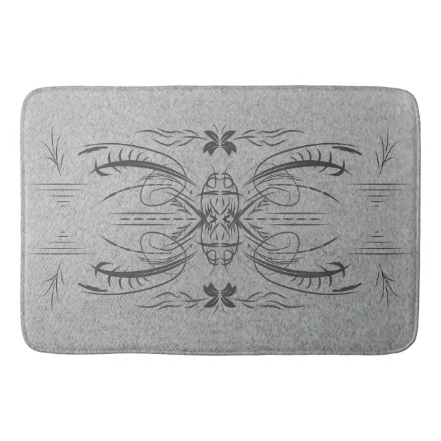 Custom family bathroom mat (Front)