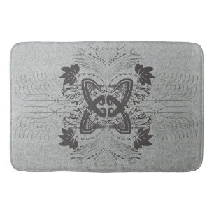 Custom family bathroom mat
