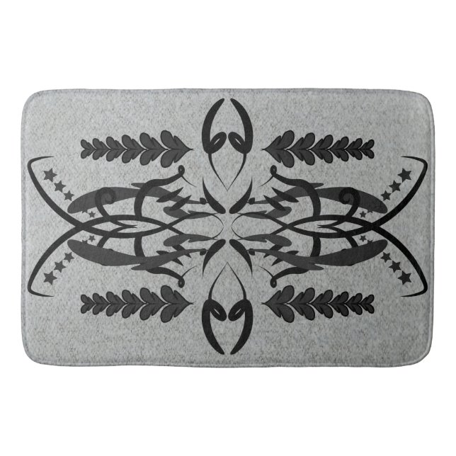 Custom family bathroom mat (Front)