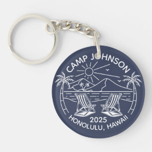 Custom Family Beach Vacation Group Matching Key Ring