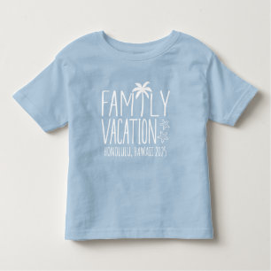 Custom Family Beach Vacation Group Matching  Toddler T-Shirt