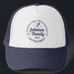 Custom Family Beach Vacation Group Matching Trucker Hat<br><div class="desc">Make your custom family beach vacation unforgettable with this custom matching family trip group trucker hat! This t-shirt is ideal for summer getaways and group photos.</div>