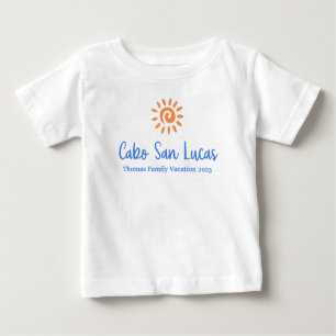 Custom Family Cabo San Lucas Vacation Christmas Baby T-Shirt