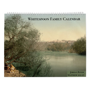Custom Family Christian New Testament Church  Calendar