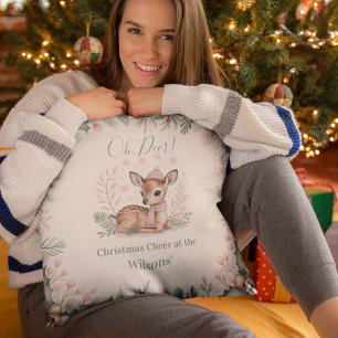 Custom Family Christmas Cushion