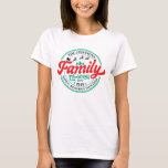 Custom Family Christmas Group Matching Name Year T-Shirt<br><div class="desc">Celebrate in style with this Custom Family Matching Christmas T-Shirt! Personalise it with your family name & year! This shirt is perfect for family photos or holiday gatherings. Ideal for family Christmas parties,  group events,  and cosy Christmas mornings,  this custom tee makes your holiday season even more special.</div>