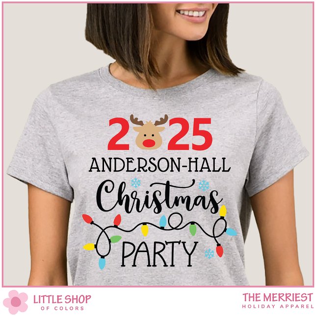 Custom Family Christmas Party T-Shirt (Creator Uploaded)