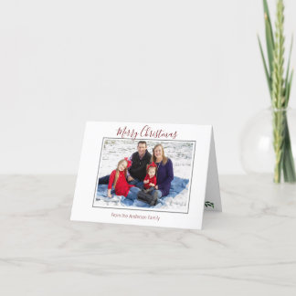 Custom Family Christmas Photo Ideas Holiday Card