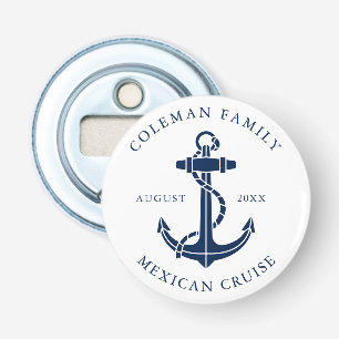 Custom Family Cruise Nautical Boat Anchor Bottle Opener