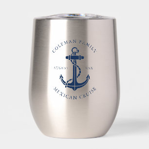 Custom Family Cruise Nautical Boat Anchor Swag