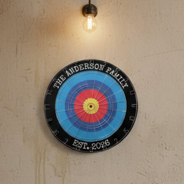 Custom Family Dartboard Personalized Name  Gift (Creator Uploaded)
