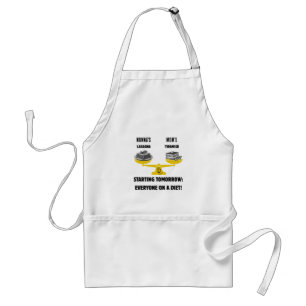 Custom Family Dilemma: Lasagne vs Tiramisu Balance Standard Apron