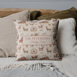 Custom Family Farm  Cushion